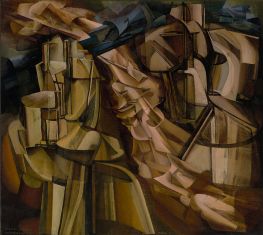 The King and Queen Surrounded by Swift Nudes, 1912 by Marcel Duchamp | Giclée Canvas Print