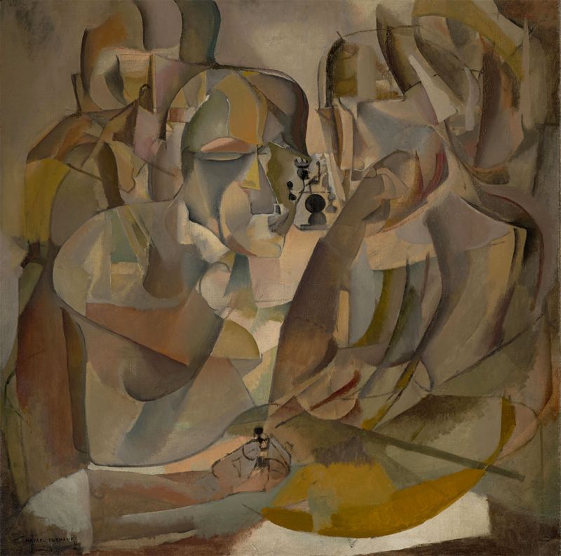 Portrait of Chess Players, 1911 | Marcel Duchamp | Giclée Canvas Print