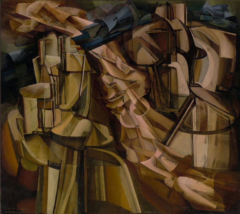 The King and Queen Surrounded by Swift Nudes, 1912 | Marcel Duchamp | Giclée Canvas Print