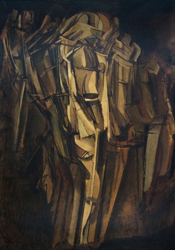 Nude (Study), Sad Young Man in a Train, c.1911/12 | Marcel Duchamp | Giclée Canvas Print