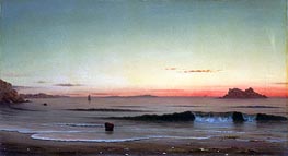 Martin Johnson Heade | Twilight, Singing Beach, 1863 | Giclée Canvas Print