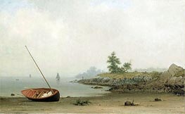 The Stranded Boat, 1863 by Martin Johnson Heade | Canvas Print