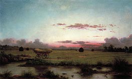 Martin Johnson Heade | The Marshes at Rhode Island, 1866 | Giclée Canvas Print