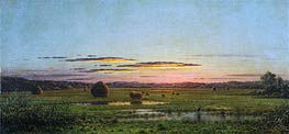 Sunset, c.1880 by Martin Johnson Heade | Canvas Print