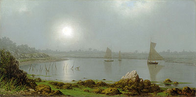 York Harbor, Coast of Maine, 1877 | Martin Johnson Heade