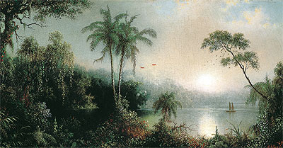 Martin Johnson Heade | Sunrise in Nicaragua, 1869 | Giclée Canvas Print