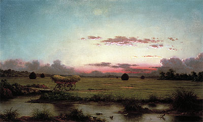 Martin Johnson Heade | The Marshes at Rhode Island, 1866 | Giclée Canvas Print