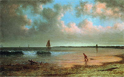 New England Coastal Scene, n.d. | Martin Johnson Heade | Giclée Canvas Print
