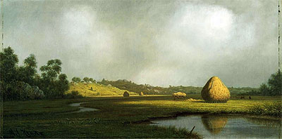 Salt Marshes, Newburyport, Massachusetts, c.1866/76 | Martin Johnson Heade | Giclée Canvas Print