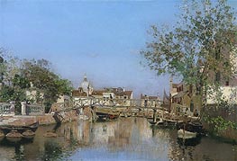 Martin Rico y Ortega | A Canal near the Isle of Giudecca | Giclée Canvas Print