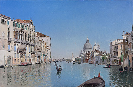 A Gondola on the Grand Canal, n.d. | Martin Rico y Ortega | Giclée Canvas Print