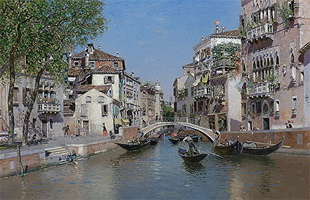 Martin Rico y Ortega | Rio San Trovaso, Venice, undated | Giclée Canvas Print