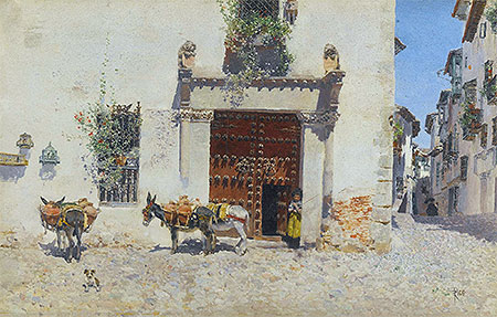 Waiting, 1875 | Martin Rico y Ortega | Giclée Canvas Print