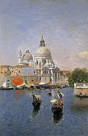 Santa Maria della Salute, Venice, n.d. | Martin Rico y Ortega | Giclée Leinwand Kunstdruck