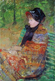 Lydia Cassatt (the Painter's Sister), 1880 von Cassatt | Leinwand Kunstdruck