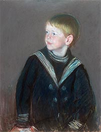 Sailor Boy: Portrait of Gardner Cassatt as a Child | Cassatt | Painting Reproduction