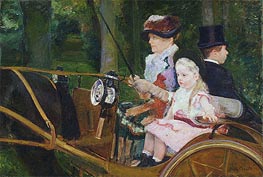 Cassatt | A Woman and a Girl Driving | Giclée Canvas Print