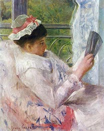 Cassatt | Lydia Cassatt Reading, 1878 | Giclée Canvas Print