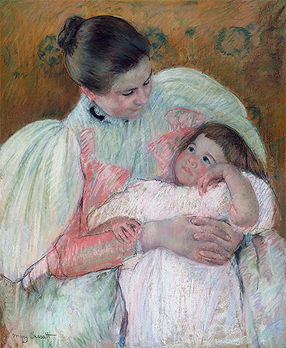 Nurse and Child, c.1896/97 | Cassatt | Giclée Paper Art Print