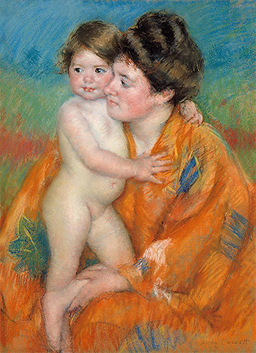 Woman with Baby, c.1902 | Cassatt | Giclée Paper Art Print