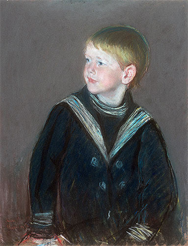 Sailor Boy: Portrait of Gardner Cassatt as a Child, 1892 | Cassatt | Giclée Papier-Kunstdruck