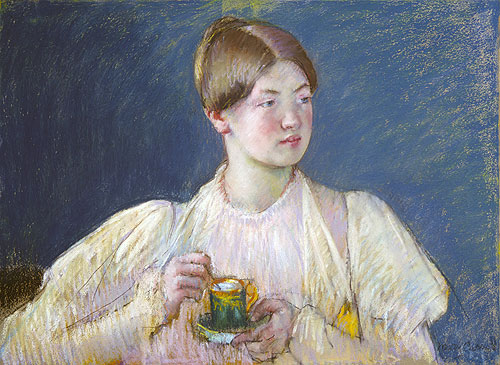 The Teacup, 1897 | Cassatt | Giclée Papier-Kunstdruck