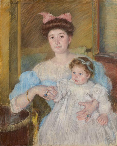 Cassatt | Countess Morel d'Arleux and Her Son, 1906 | Giclée Paper Art Print