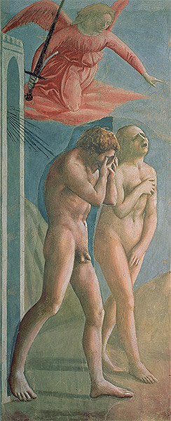 Masaccio | Adam and Eve Banished from Paradise, c.1427 | Giclée Canvas Print