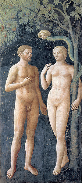 The Temptation of Adam and Eve, c.1427 | Masolino da Panicale | Giclée Canvas Print