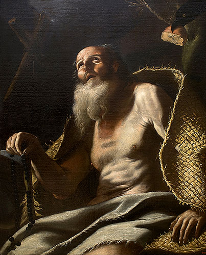 St. Paul the Hermit, c.1660 | Mattia Preti | Giclée Canvas Print