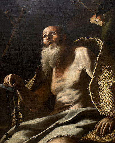 St. Paul the Hermit, c.1660 | Mattia Preti