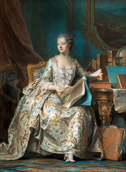 Marquise de Pompadour, c.1749/55 | Maurice Quentin de La Tour