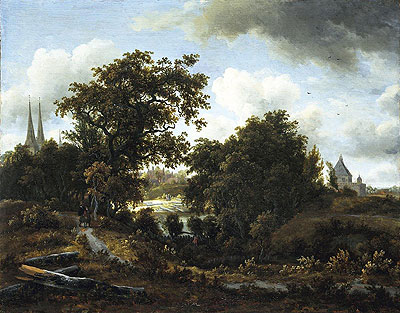 Imaginary View of Deventer, c.1662/63 | Meindert Hobbema