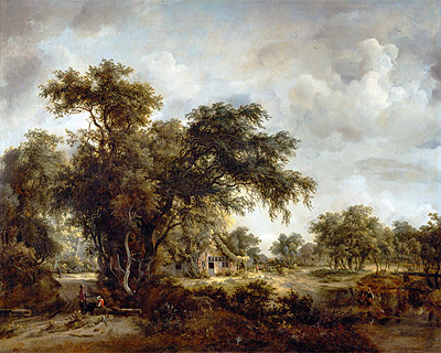 The Farmhouse, 1662 | Meindert Hobbema