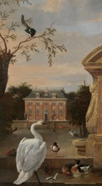 Bird Park with View of the Country Estate Driemond, c.1671/80 by Melchior d'Hondecoeter | Giclée Canvas Print