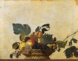 Basket of Fruit, c.1597/00 by Caravaggio | Canvas Print