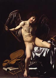 Amor Victorious (Cupid), c.1601/02 by Caravaggio | Canvas Print