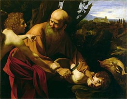 The Sacrifice of Isaac | Caravaggio | Painting Reproduction