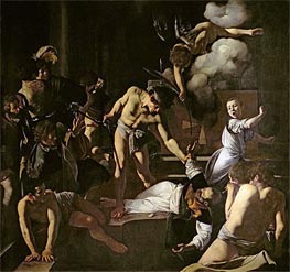 The Martyrdom of St. Matthew, c.1599/00 by Caravaggio | Canvas Print