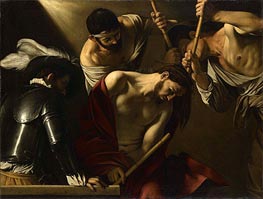 Crowning with Thorns, c.1606 by Caravaggio | Canvas Print