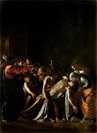 Resurrection of Lazarus, c.1608/09 von Caravaggio | Leinwand Kunstdruck