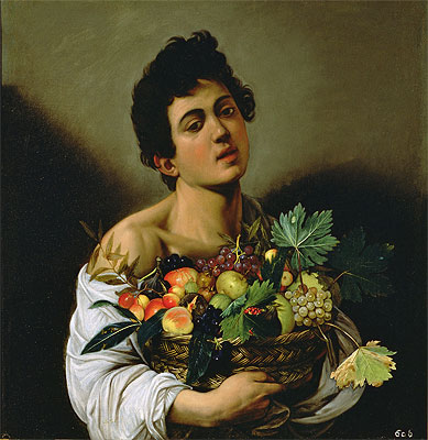 Boy with a Basket of Fruit, c.1593/94 | Caravaggio | Giclée Canvas Print