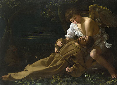 Der heilige Franziskus von Assisi in Ekstase, c.1594/95 | Caravaggio