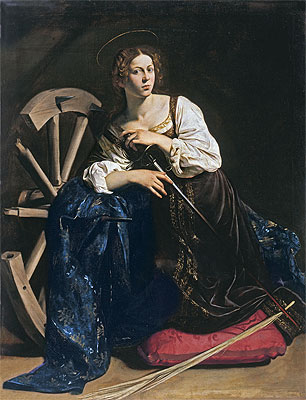 Saint Catherine of Alexandria, c.1598/99 | Caravaggio | Giclée Canvas Print