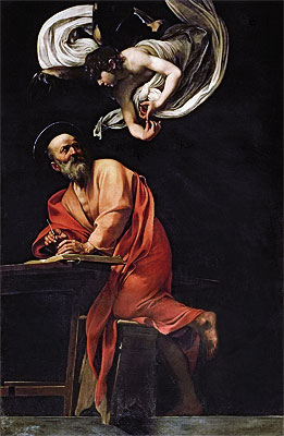 Saint Matthew and the Angel, 1602 | Caravaggio | Giclée Canvas Print