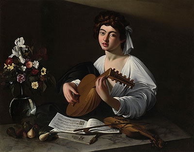 The Lute Player, n.d. | Caravaggio | Giclée Leinwand Kunstdruck