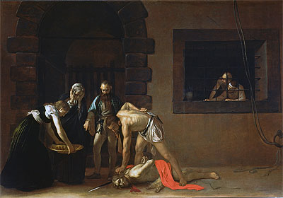 The Decapitation of St. John the Baptist, 1608 | Caravaggio