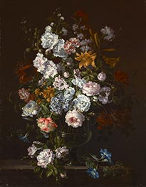 Blumen, undated von Jean-Baptiste Monnoyer | Leinwand Kunstdruck
