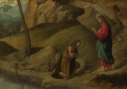 Christ Blessing Saint John the Baptist by Moretto da Brescia, c.1520/23