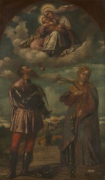 The Madonna and Child with Saints by Moretto da Brescia, after 1540